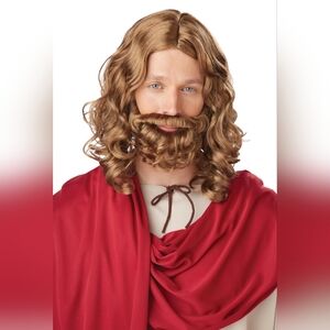 New Adult Jesus Wig and Beard